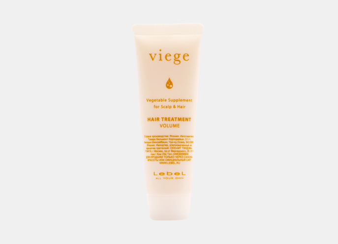 Min Маска для объема волос viege Treatment VOLUME, 30мл